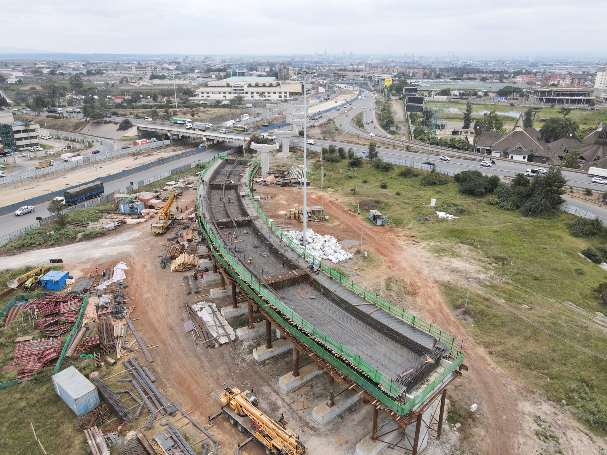 Cast-Insitu construction of Carriageway Deck for Interchange at City Cabanas (kenha.co.ke)