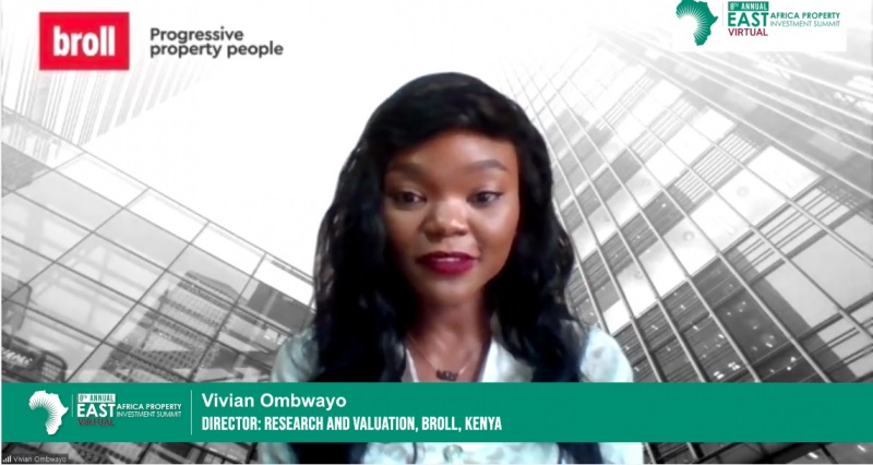 Vivian Ombwayo at the virtual EAPI Summit on 7 July