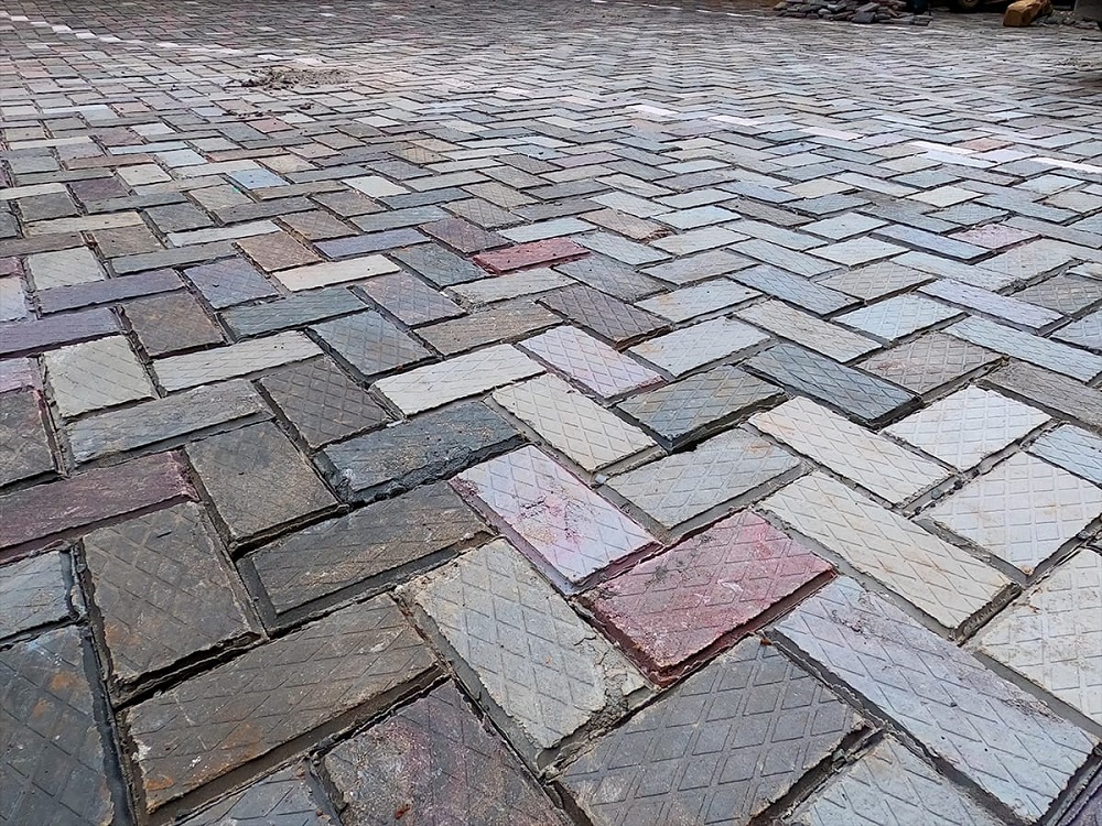 Gjenge Bricks used in pavement