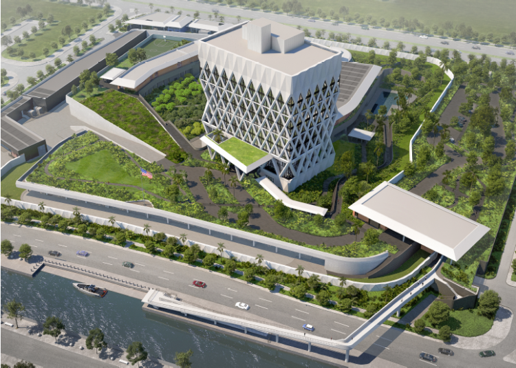Aerial View - Architectural Rendering of U.S. Consulate Lagos Design (Source: ng.usembassy.gov)
