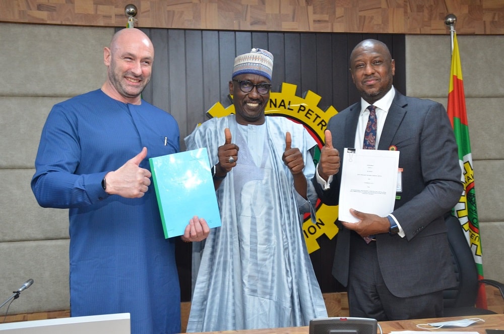 Signing Ceremony of the Engineering, Procurement & Construction (EPC) Contract for Rehabilitation of the Port Harcourt Refinery between NNPC & Tecnimont SpA (@NNPCgroup Twitter Handle)