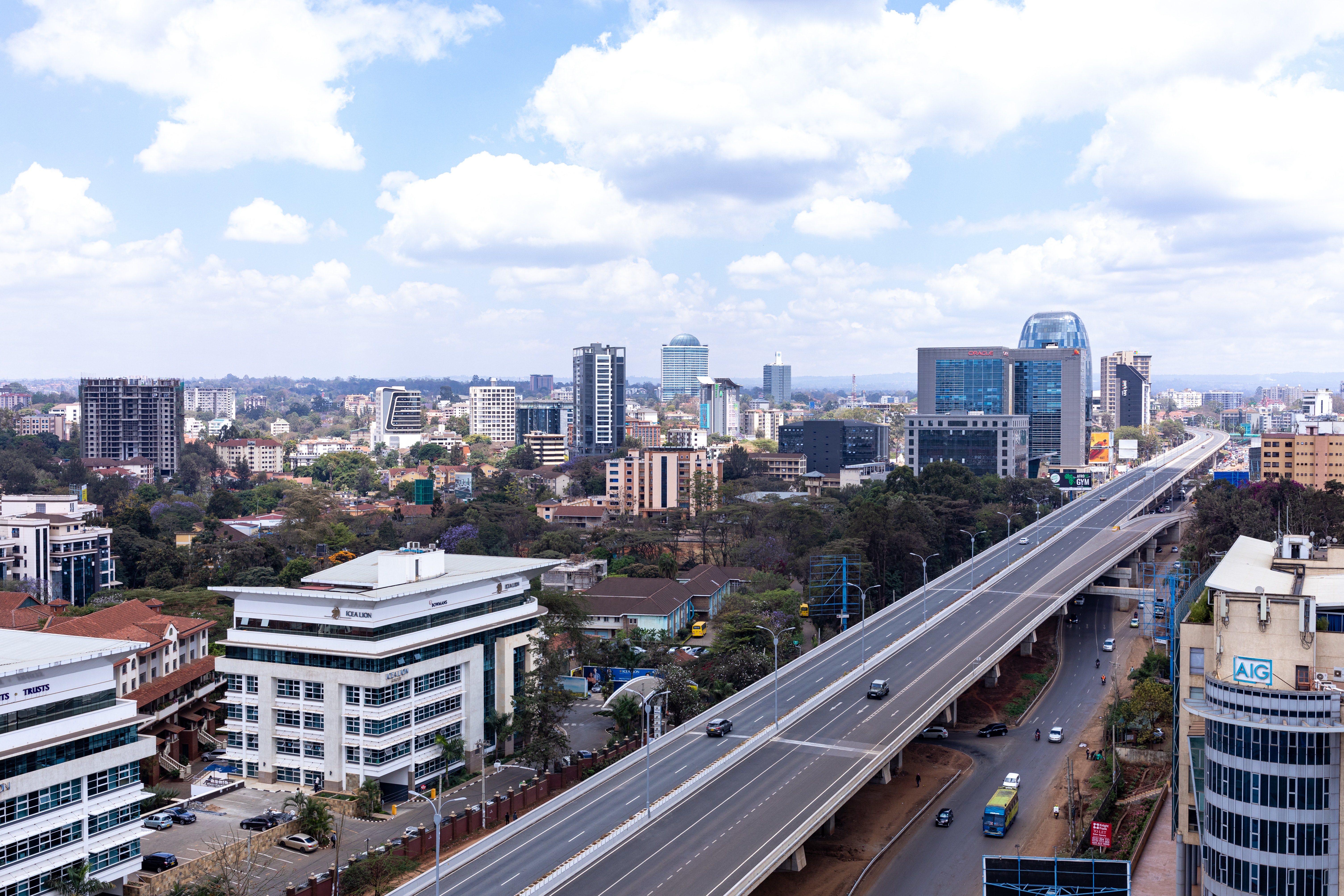 Aerial view of the Nairobi Expressway in Kenya (Anthony Trivet | Pexels)