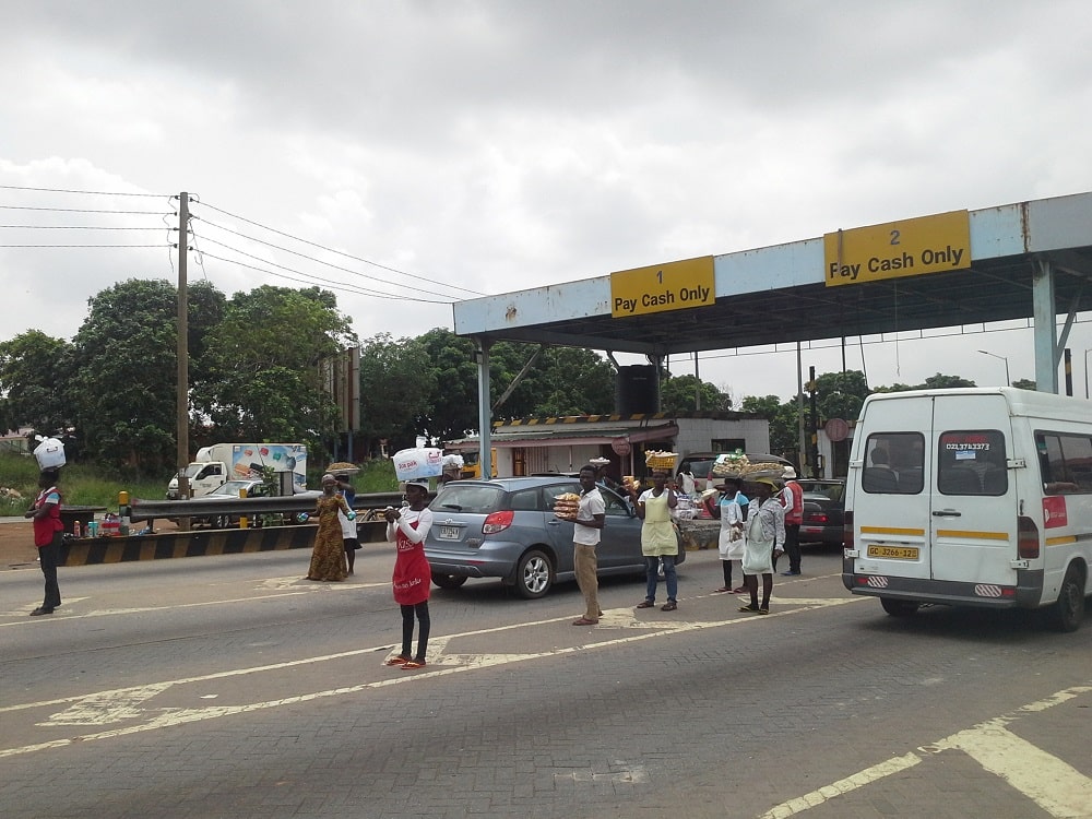Toolbooth on Tema - Accra motorway