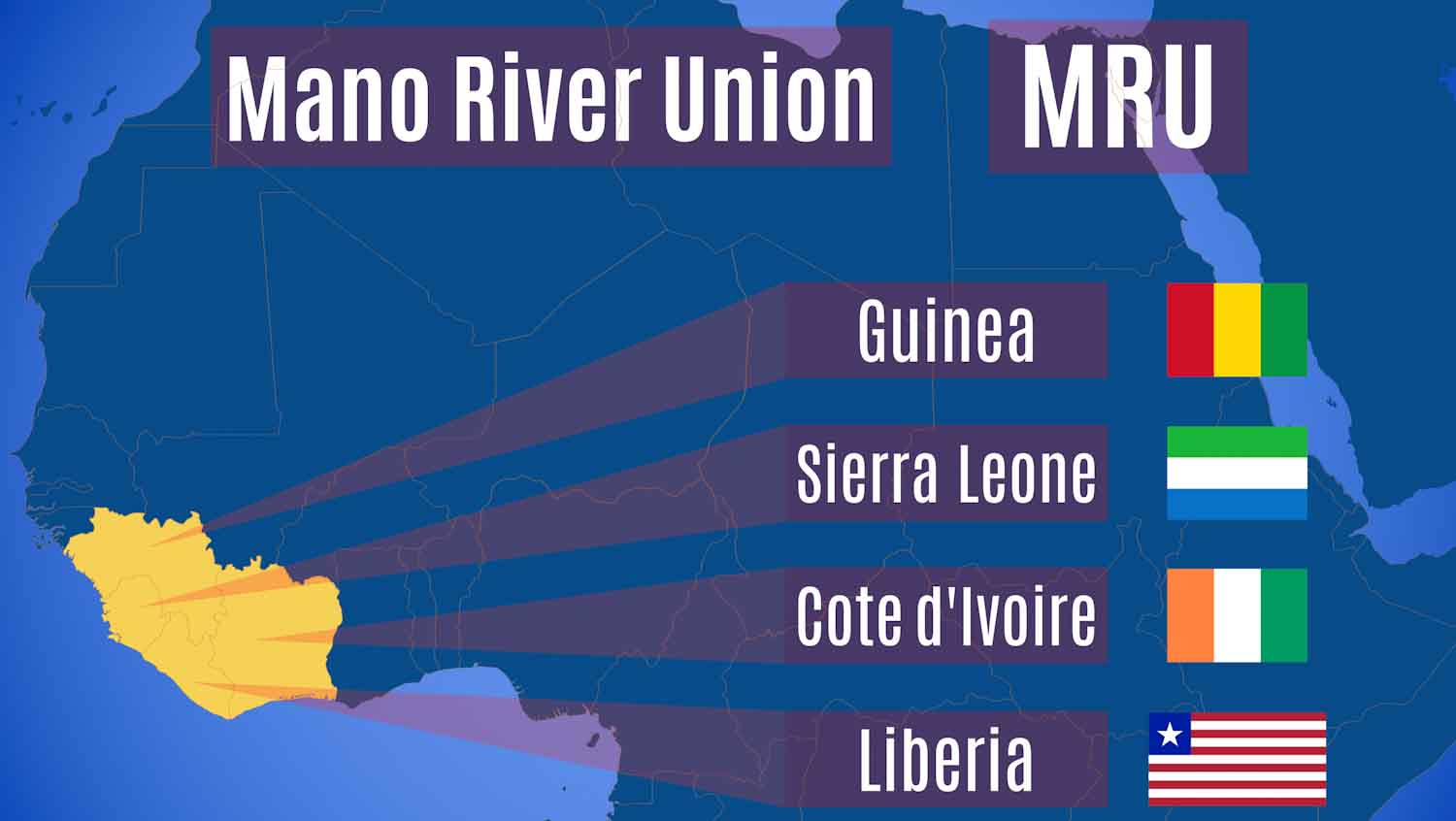 Map showing the Mano River Union region (afdb.org)