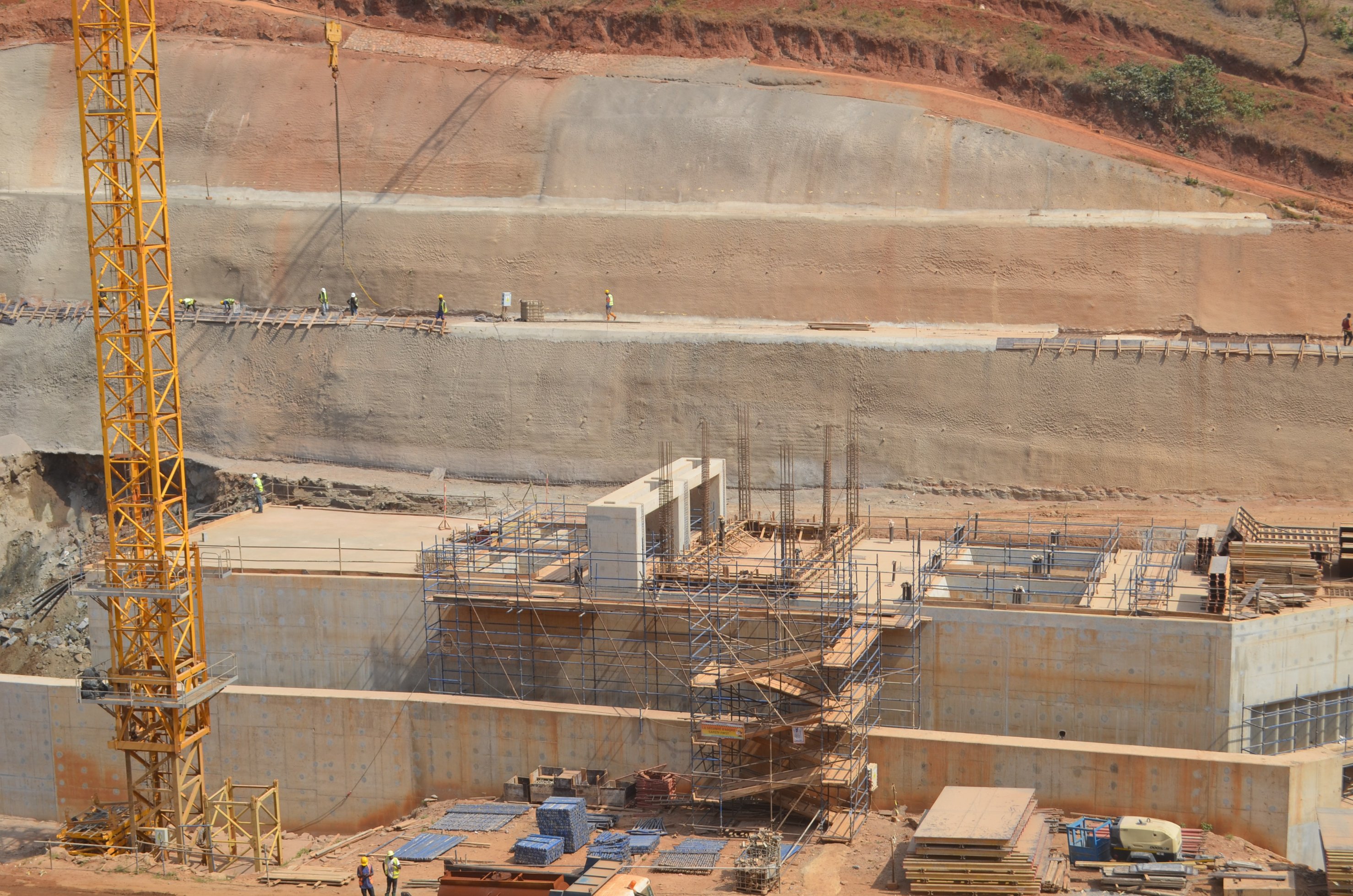 Mulembwe dam construction