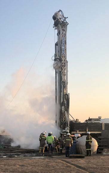 Drilling at Bweengwa River in 2020